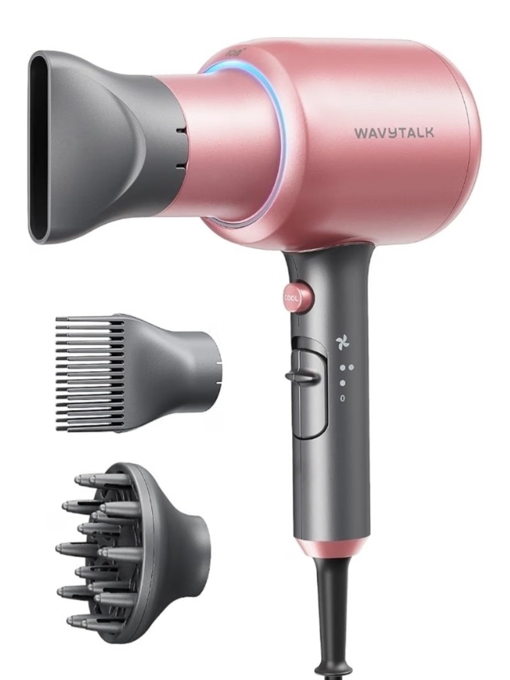Wavytalk Blown Away lonic Hair Dryer, 1875W Fast Drying, for All Hair Types